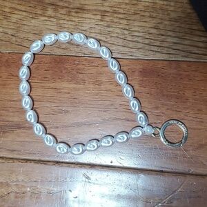 Ideal of Sweden white pearl phone chain